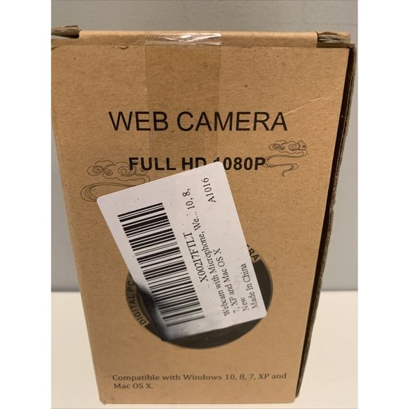 ASHU HD 1080P Rotatable Webcam Laptop PC Computer Online USB Camera Built-in Mic - Picture 3 of 4